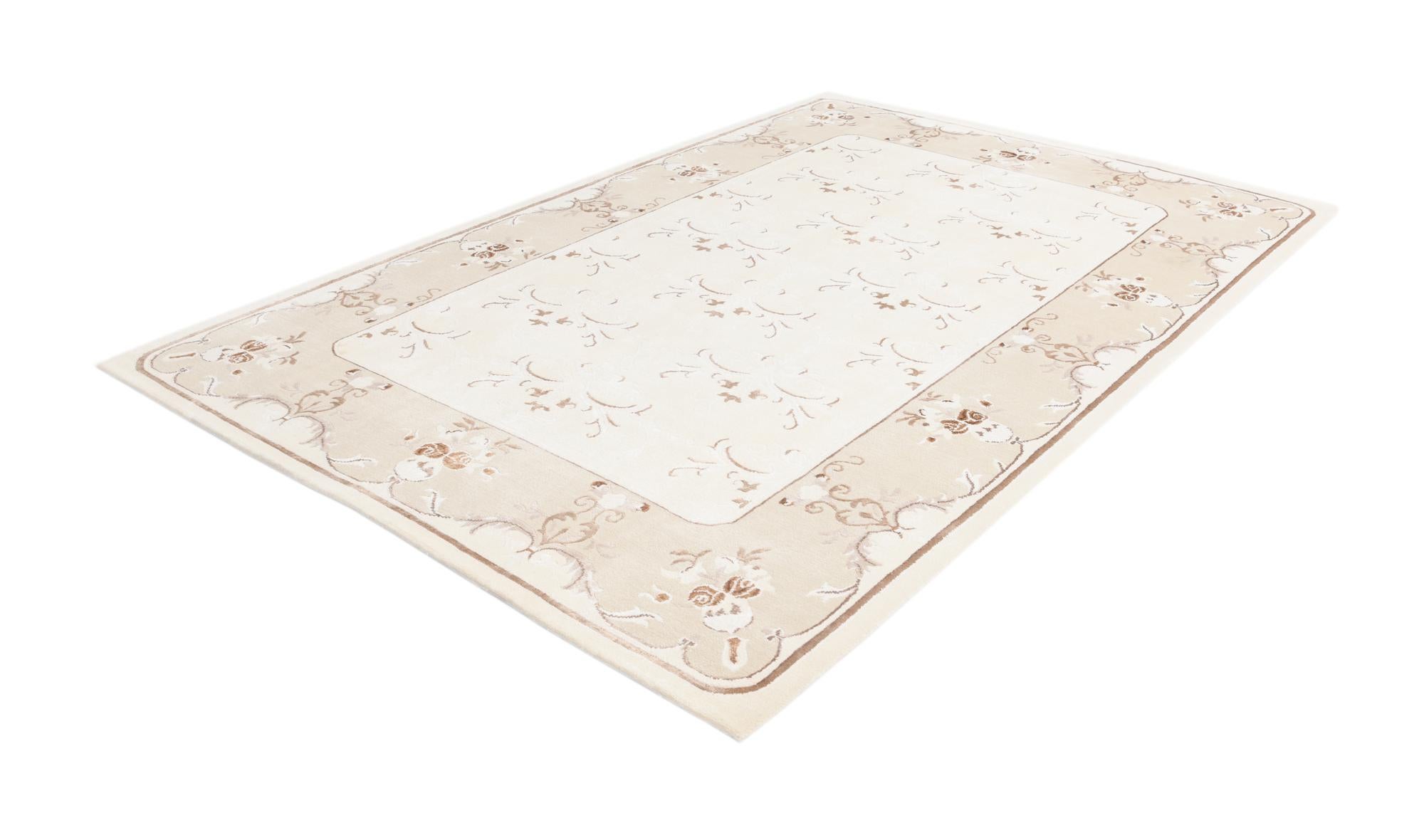 6' 9 x 9' 11 Hand Knotted Darya Wool Rug
