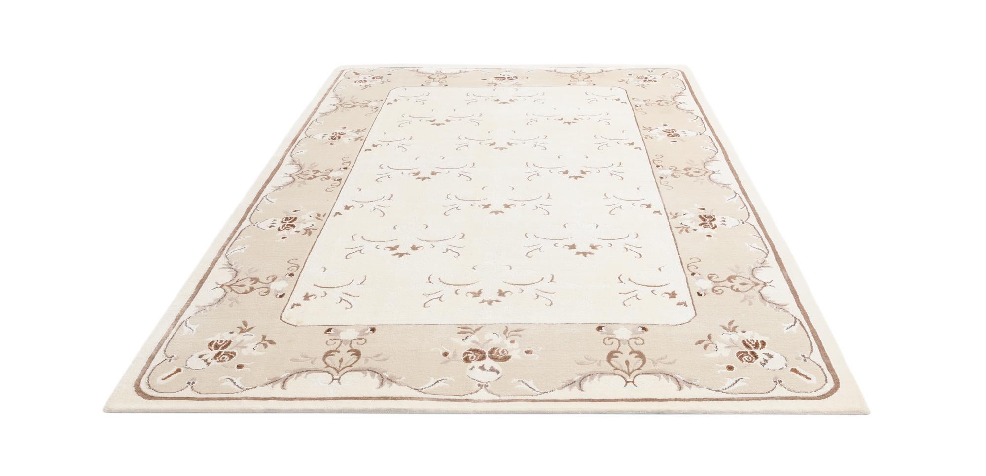 6' 9 x 9' 11 Hand Knotted Darya Wool Rug
