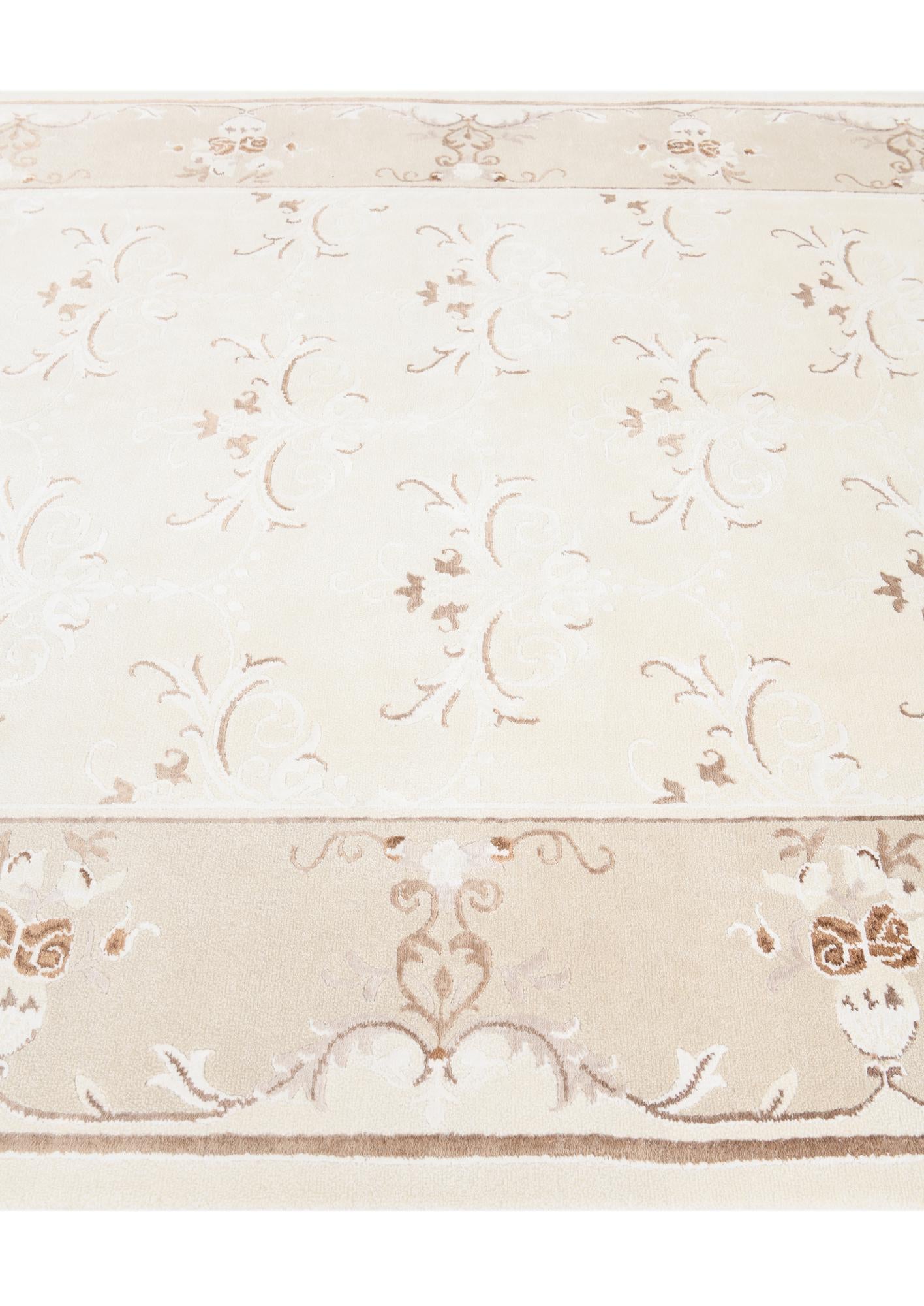 6' 9 x 9' 11 Hand Knotted Darya Wool Rug