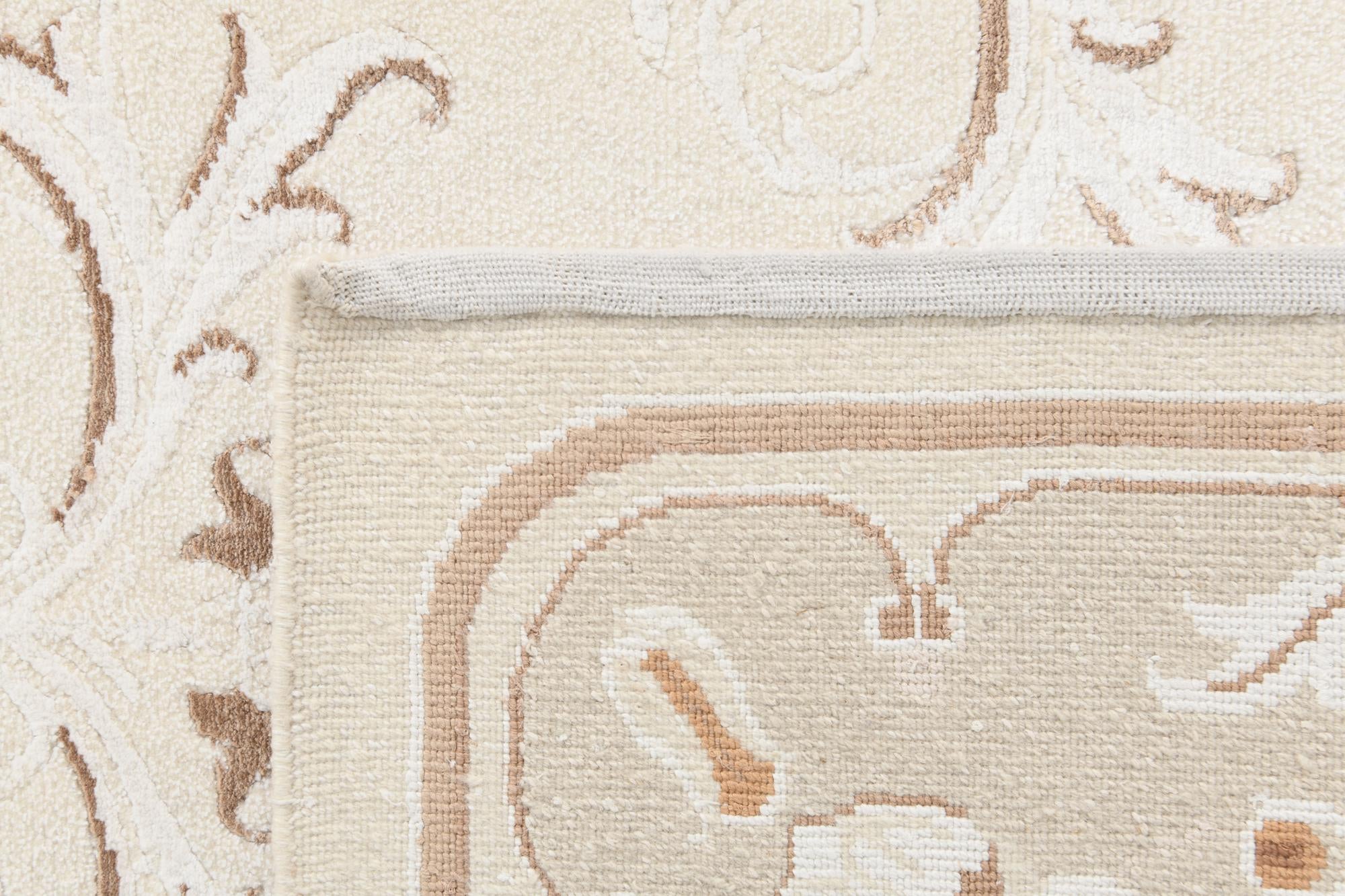 6' 9 x 9' 11 Hand Knotted Darya Wool Rug