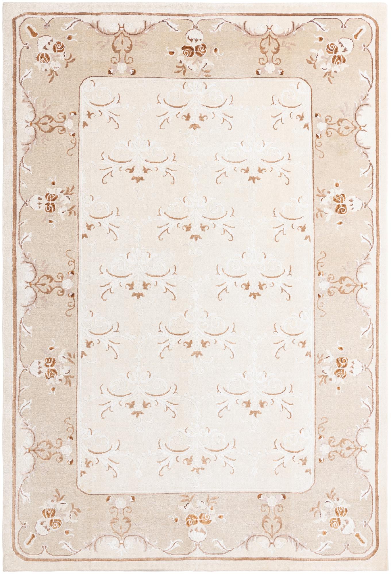 6' 9 x 9' 11 Hand Knotted Darya Wool Rug