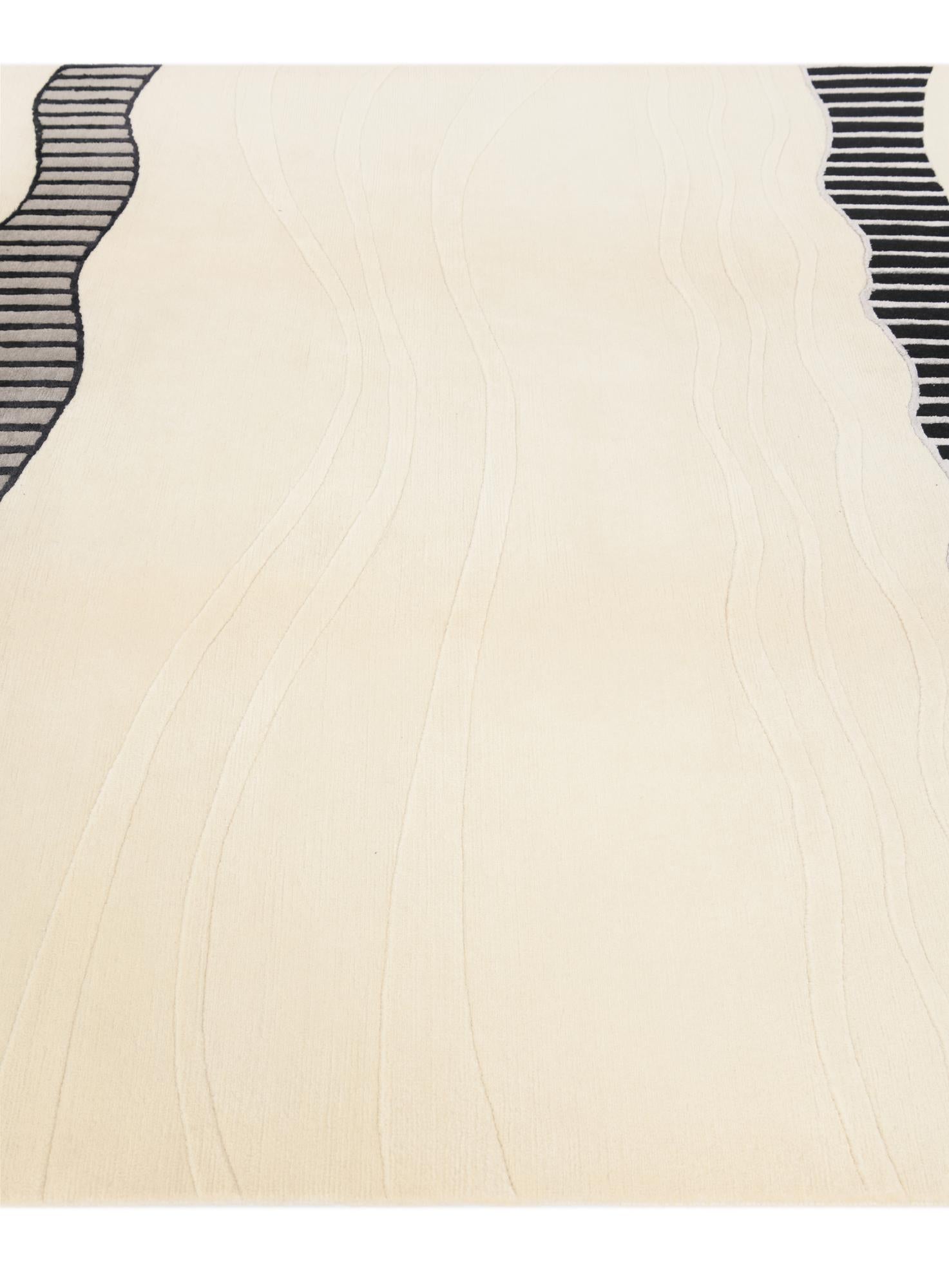 6' 7 x 9' 5 Hand Knotted Darya Wool Rug