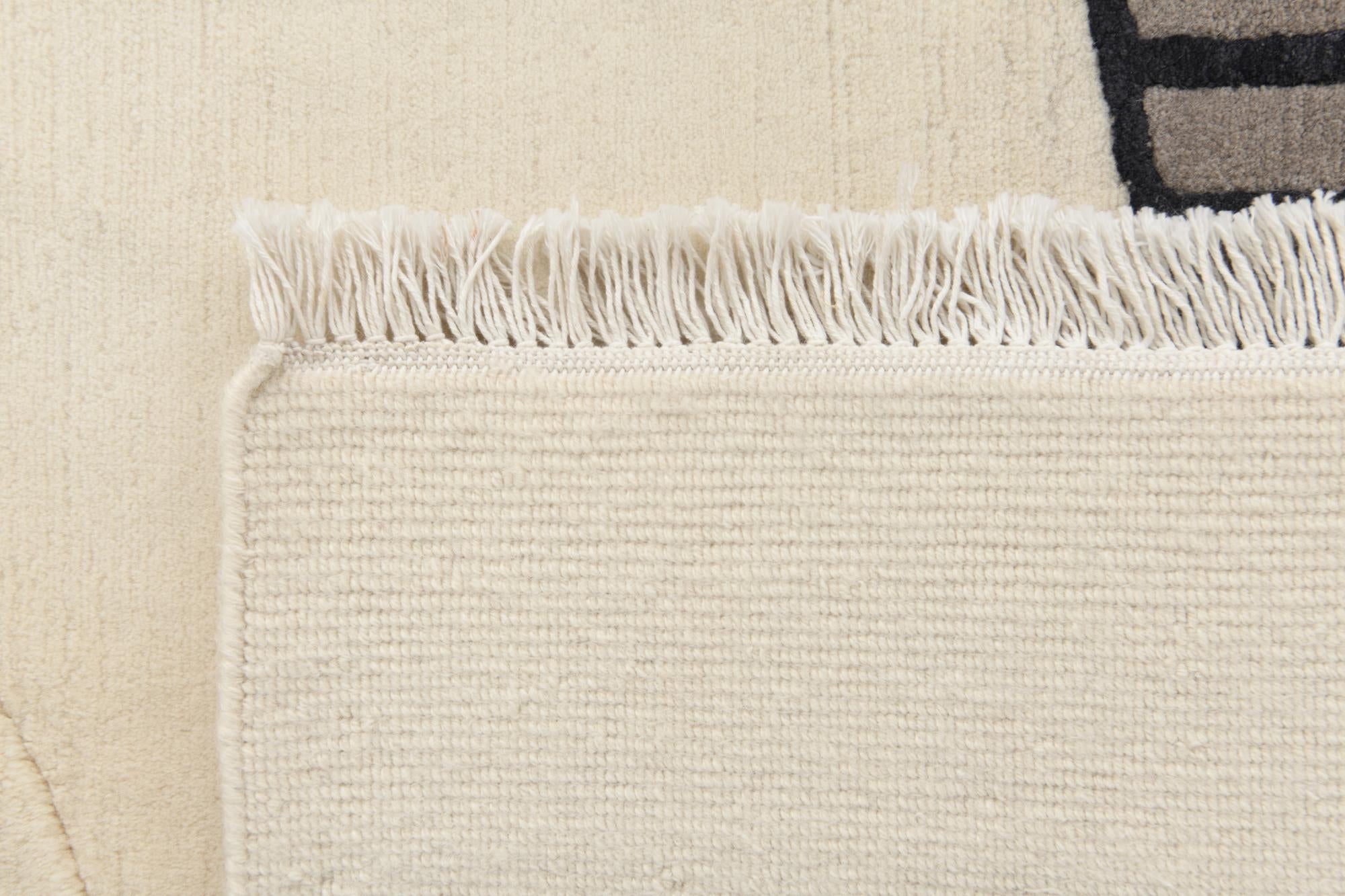 6' 7 x 9' 5 Hand Knotted Darya Wool Rug