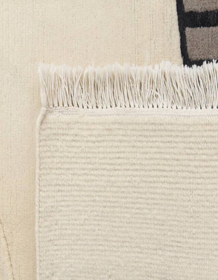 Detail image of 6' 7 x 9' 5  Hand Knotted Darya Wool Rug