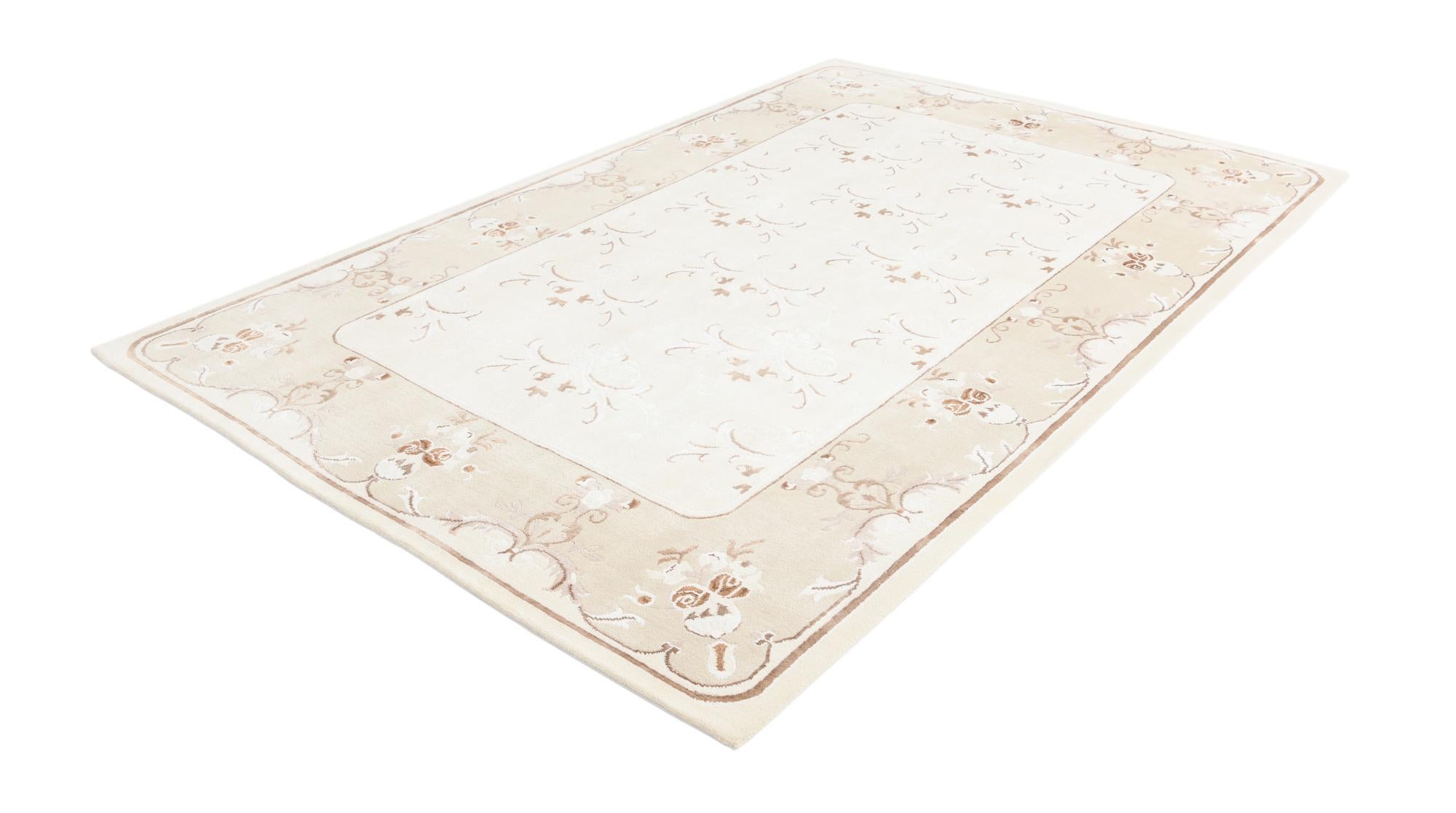 6' 8 x 10' Hand Knotted Darya Wool Rug