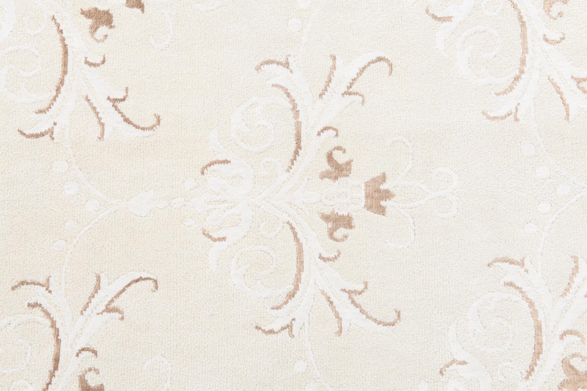 6' 8 x 10' Hand Knotted Darya Wool Rug