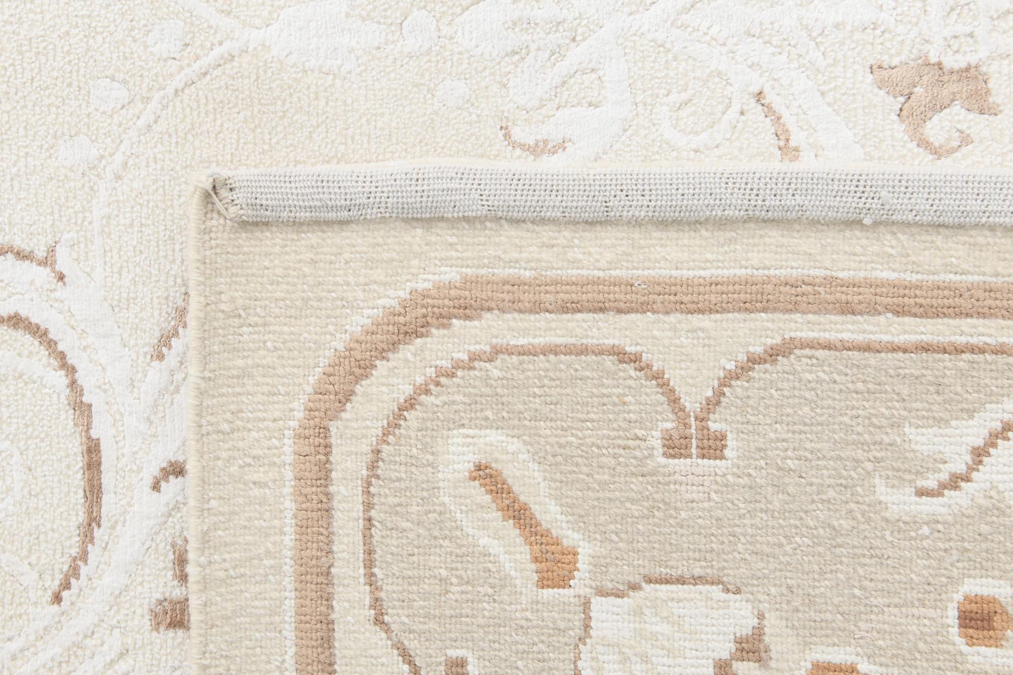 6' 8 x 10' Hand Knotted Darya Wool Rug