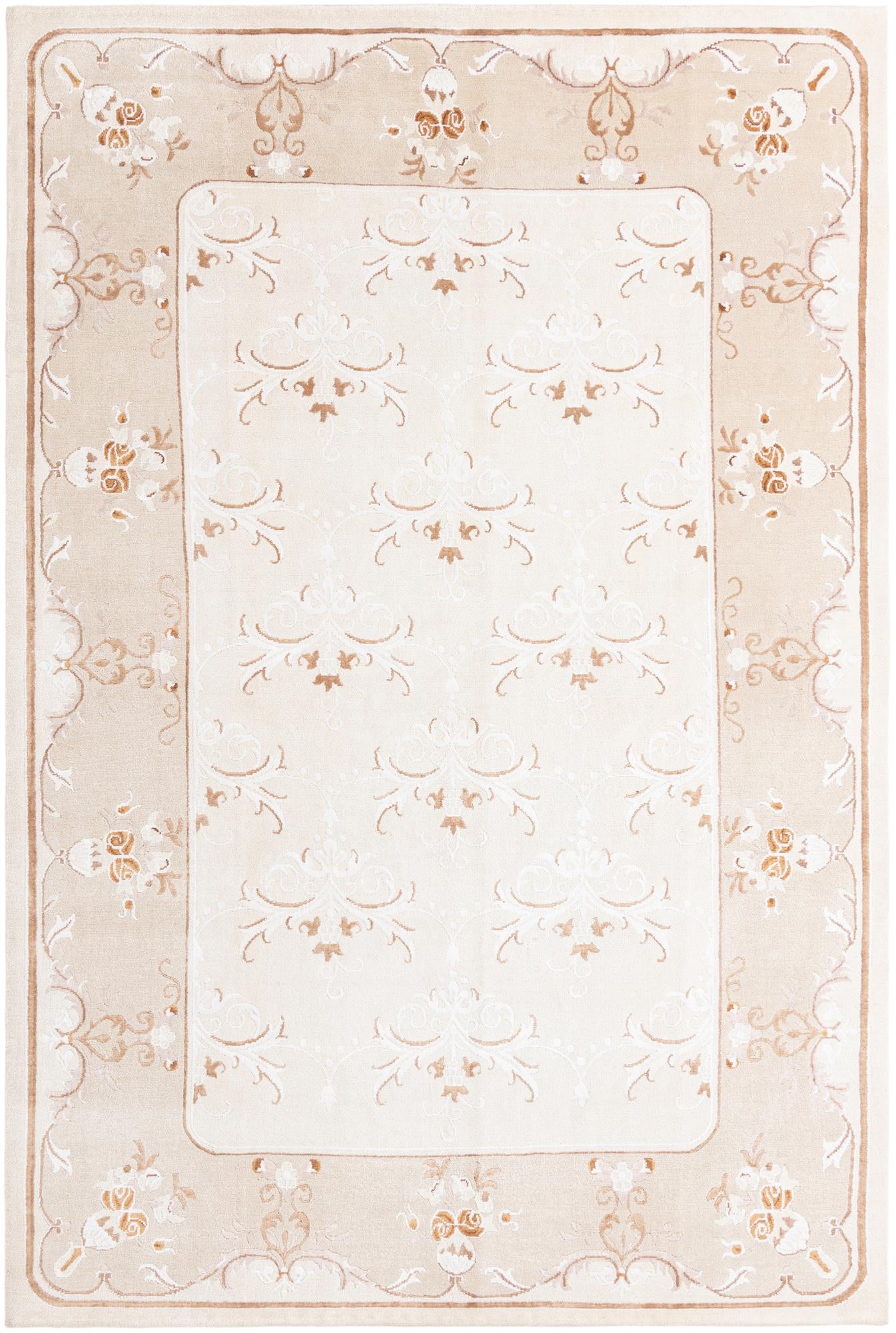 6' 8 x 10' Hand Knotted Darya Wool Rug