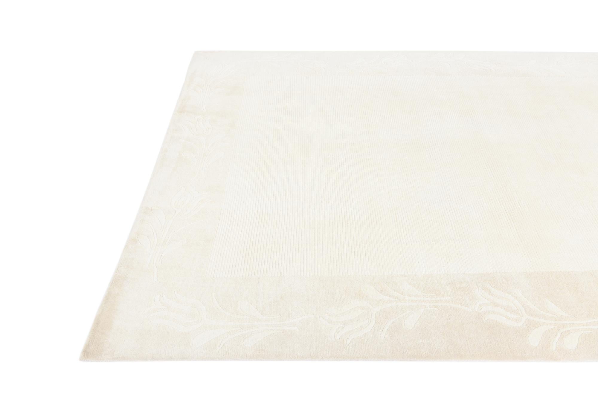 6' 7 x 9' 9 Hand Knotted Darya Wool Rug