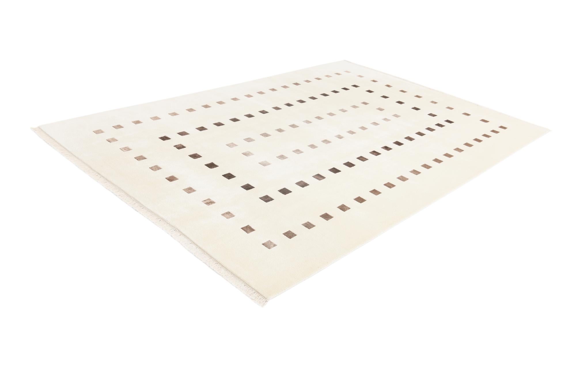 6' 7 x 9' 6 Hand Knotted Darya Wool Rug