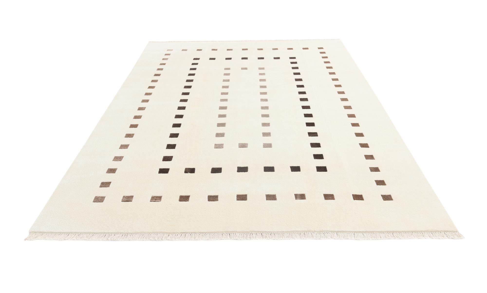 6' 7 x 9' 6 Hand Knotted Darya Wool Rug