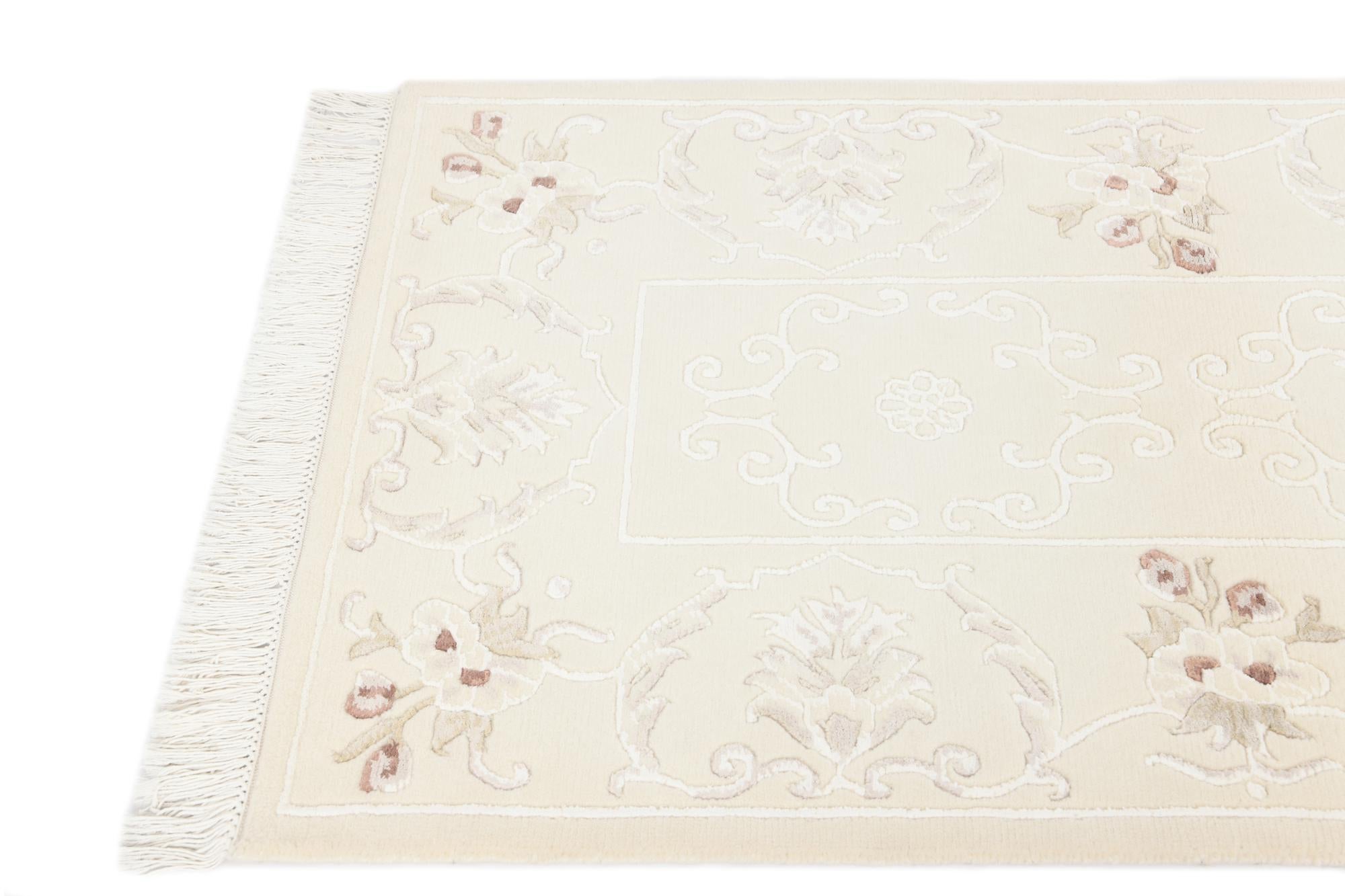 2' 10 x 4' 9 Hand Knotted Darya Wool Rug