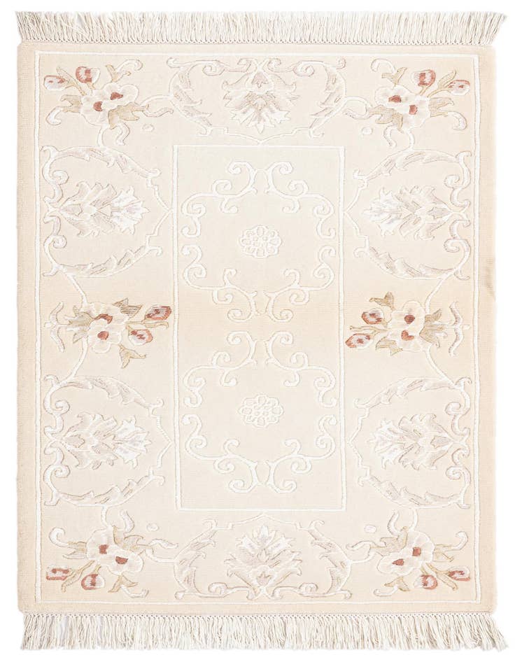 Detail image of 2' 10 x 4' 9 Hand Knotted Darya Wool Rug