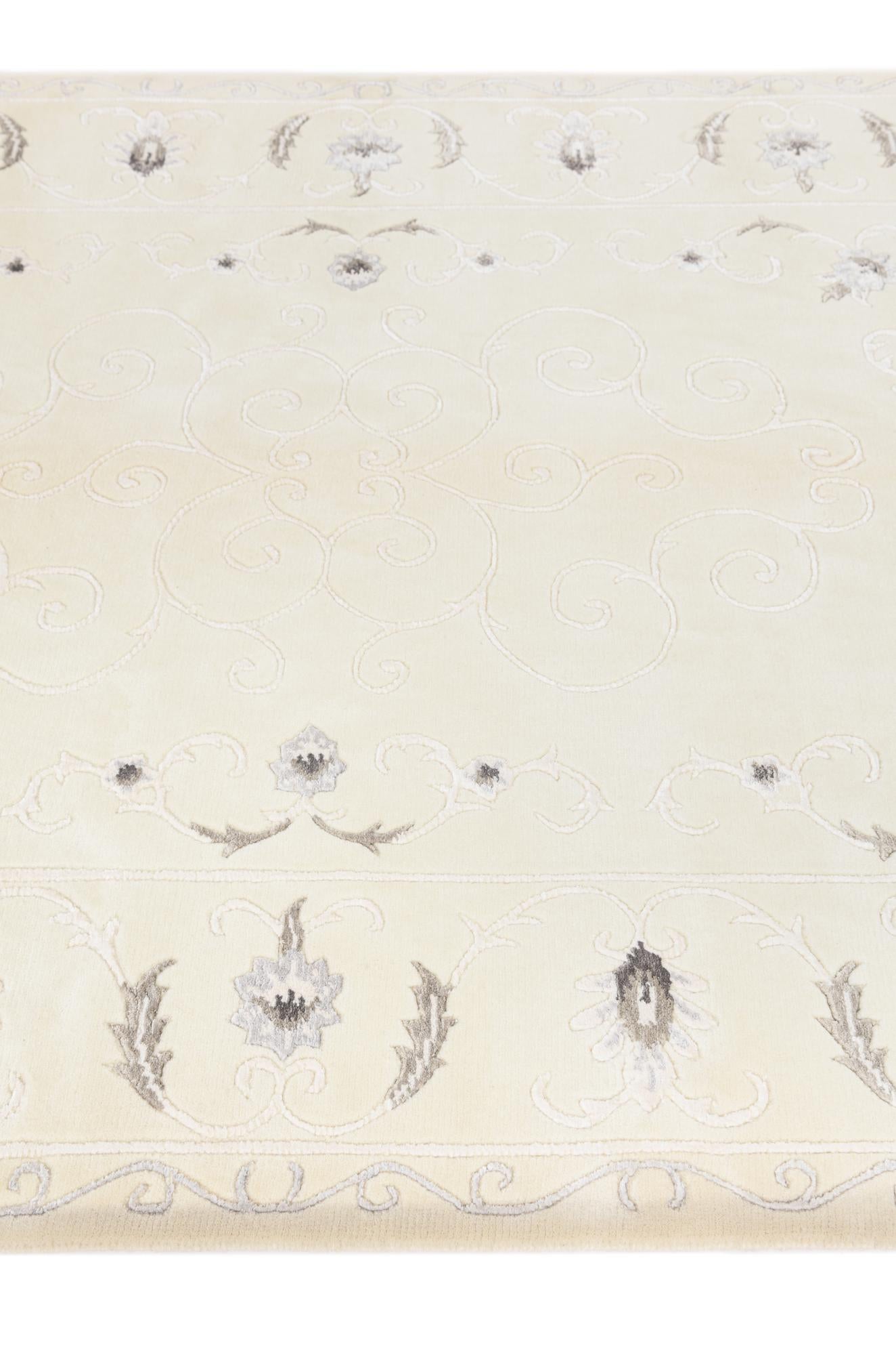 4' 11 x 6' 7 Hand Knotted Darya Wool Rug