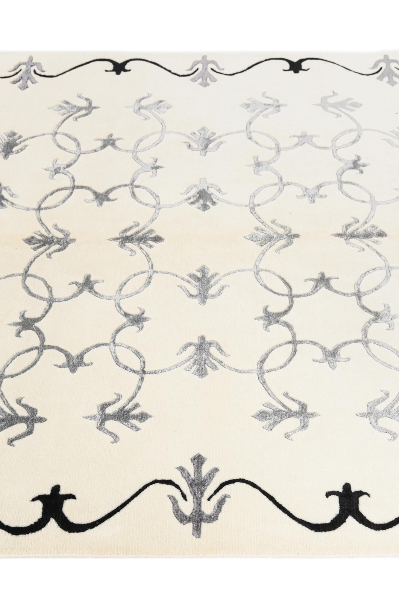 4' 7 x 6' 7 Hand Knotted Darya Wool Rug