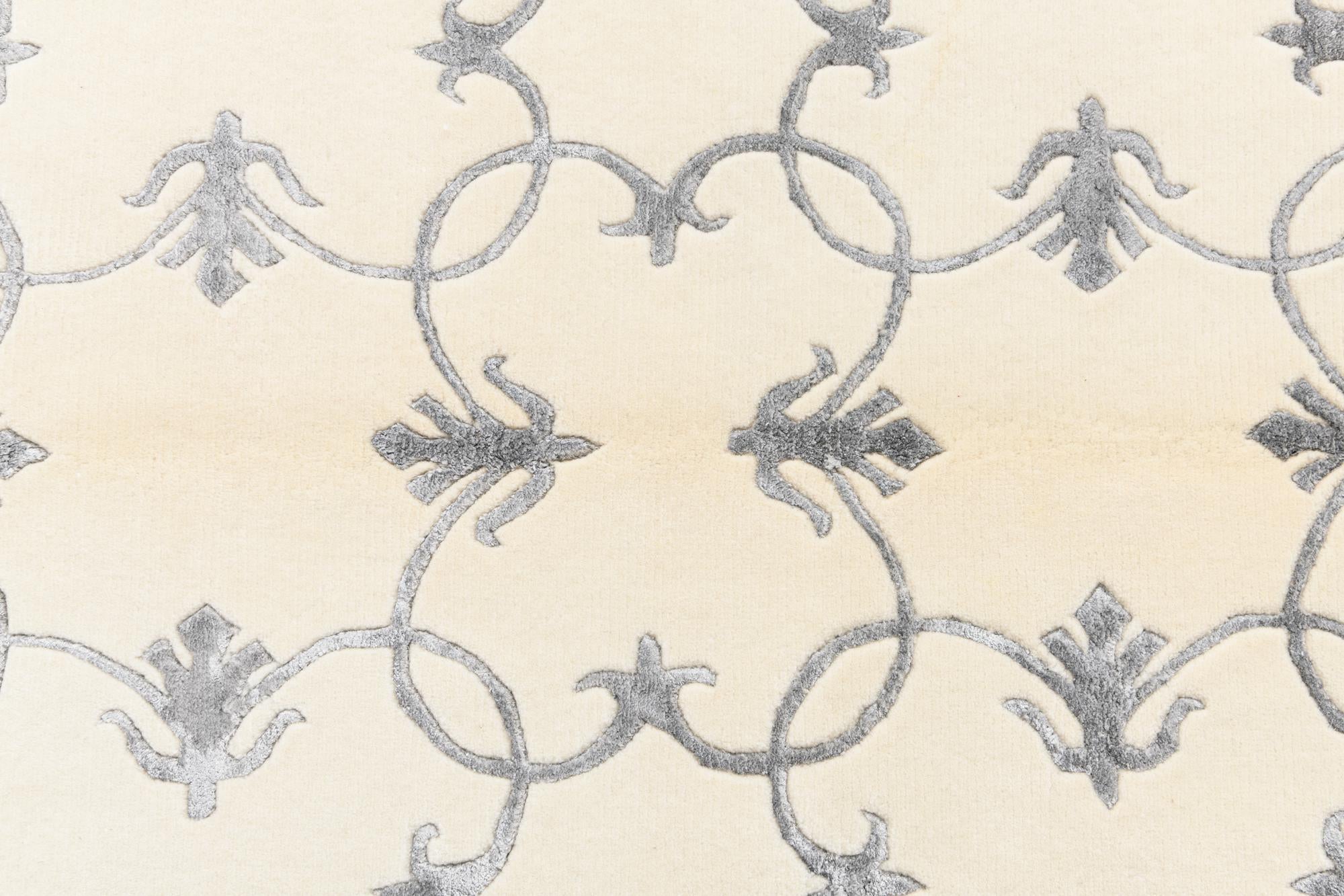 4' 7 x 6' 7 Hand Knotted Darya Wool Rug