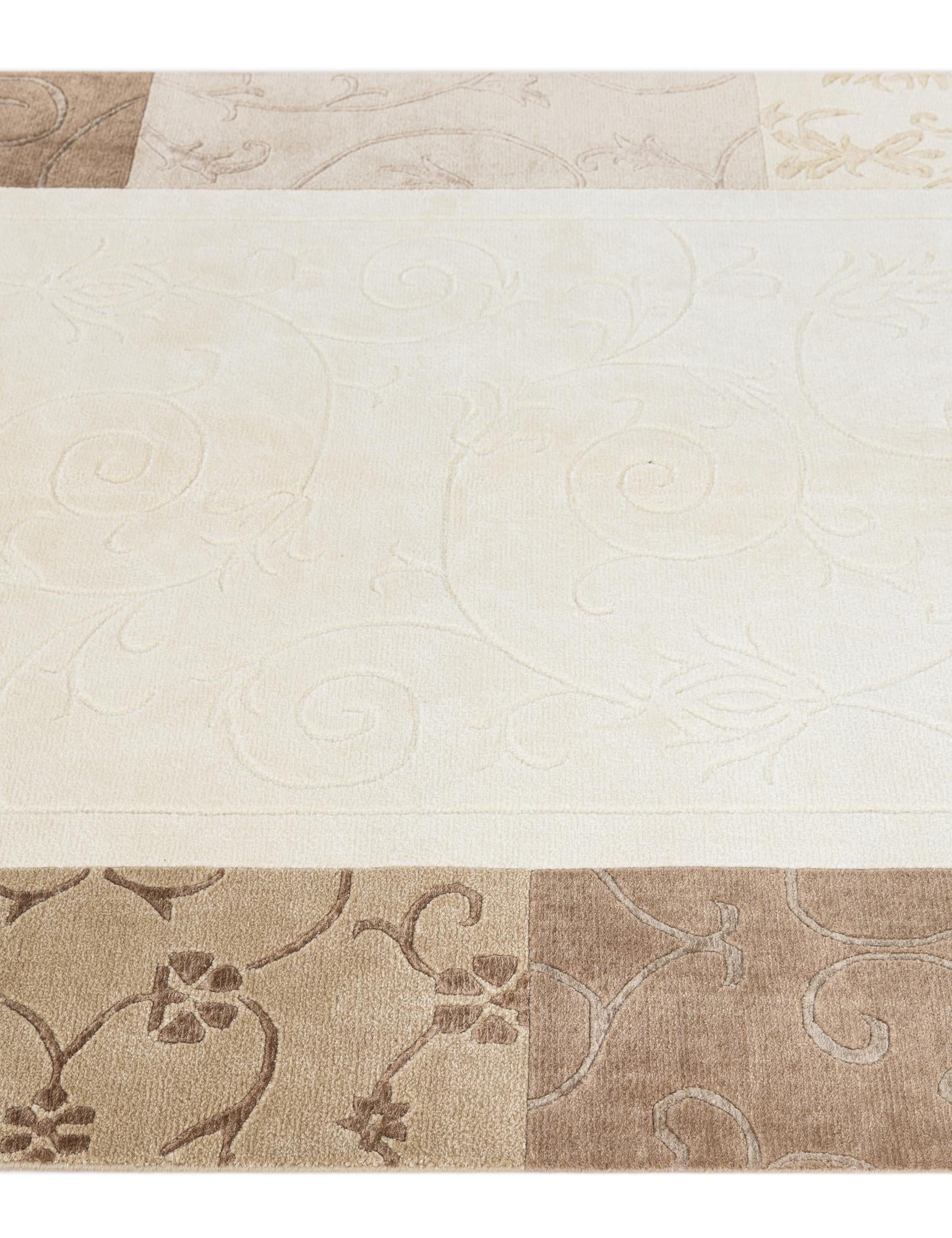 4' 7 x 6' 8 Hand Knotted Darya Wool Rug