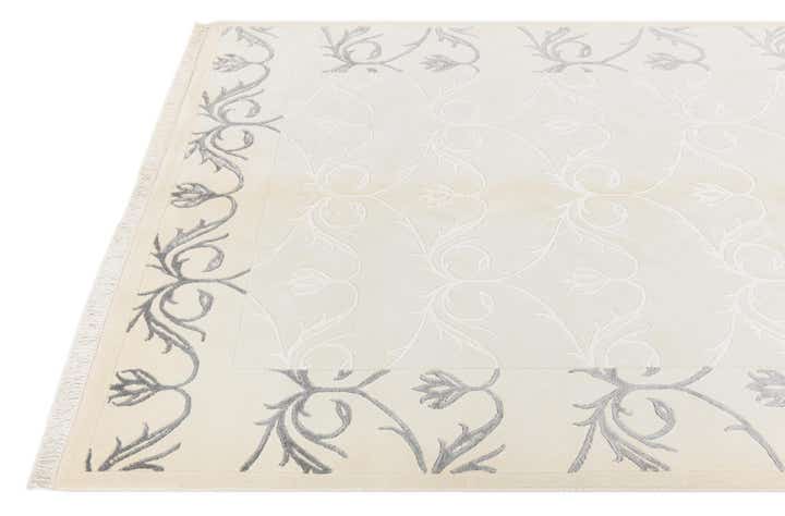 4' 11 x 6' 9 Hand Knotted Darya Wool Rug