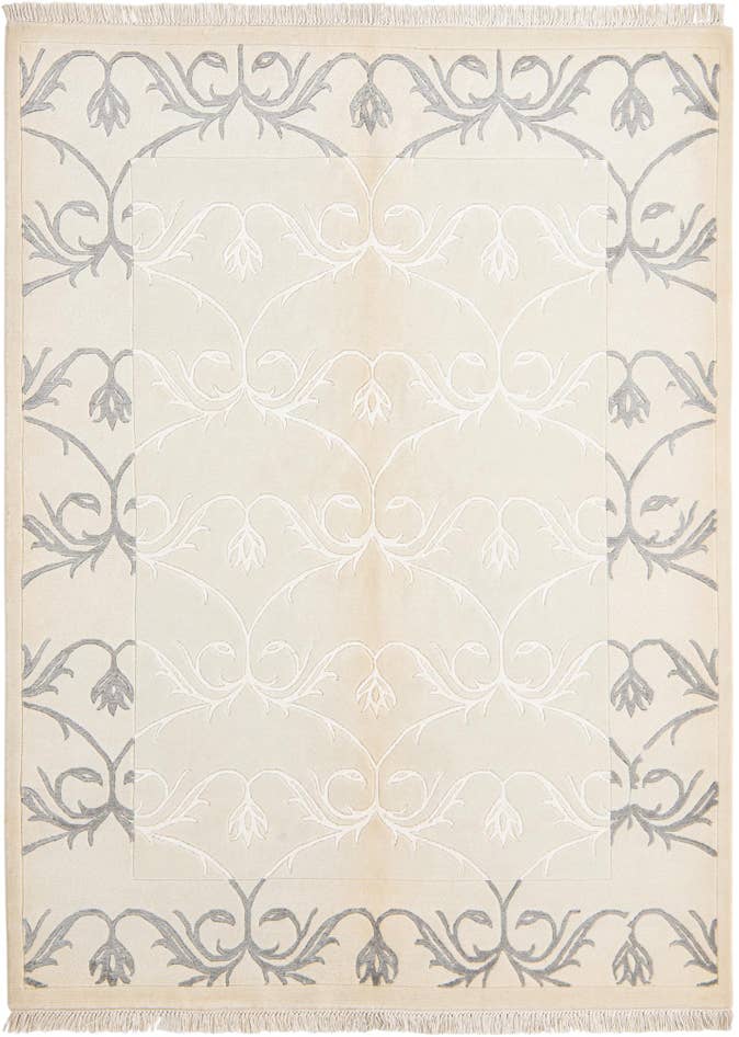 Detail image of 4' 11 x 6' 9 Hand Knotted Darya Wool Rug