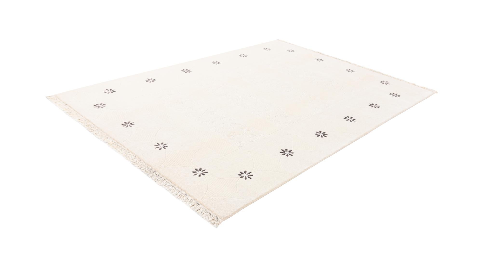 5' 7 x 8' Hand Knotted Darya Wool Rug