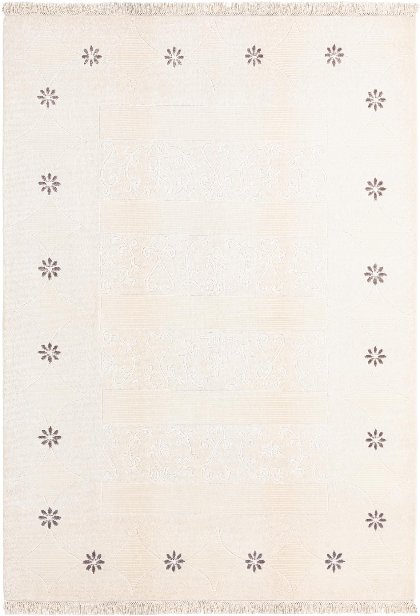 5' 7 x 8' Hand Knotted Darya Wool Rug