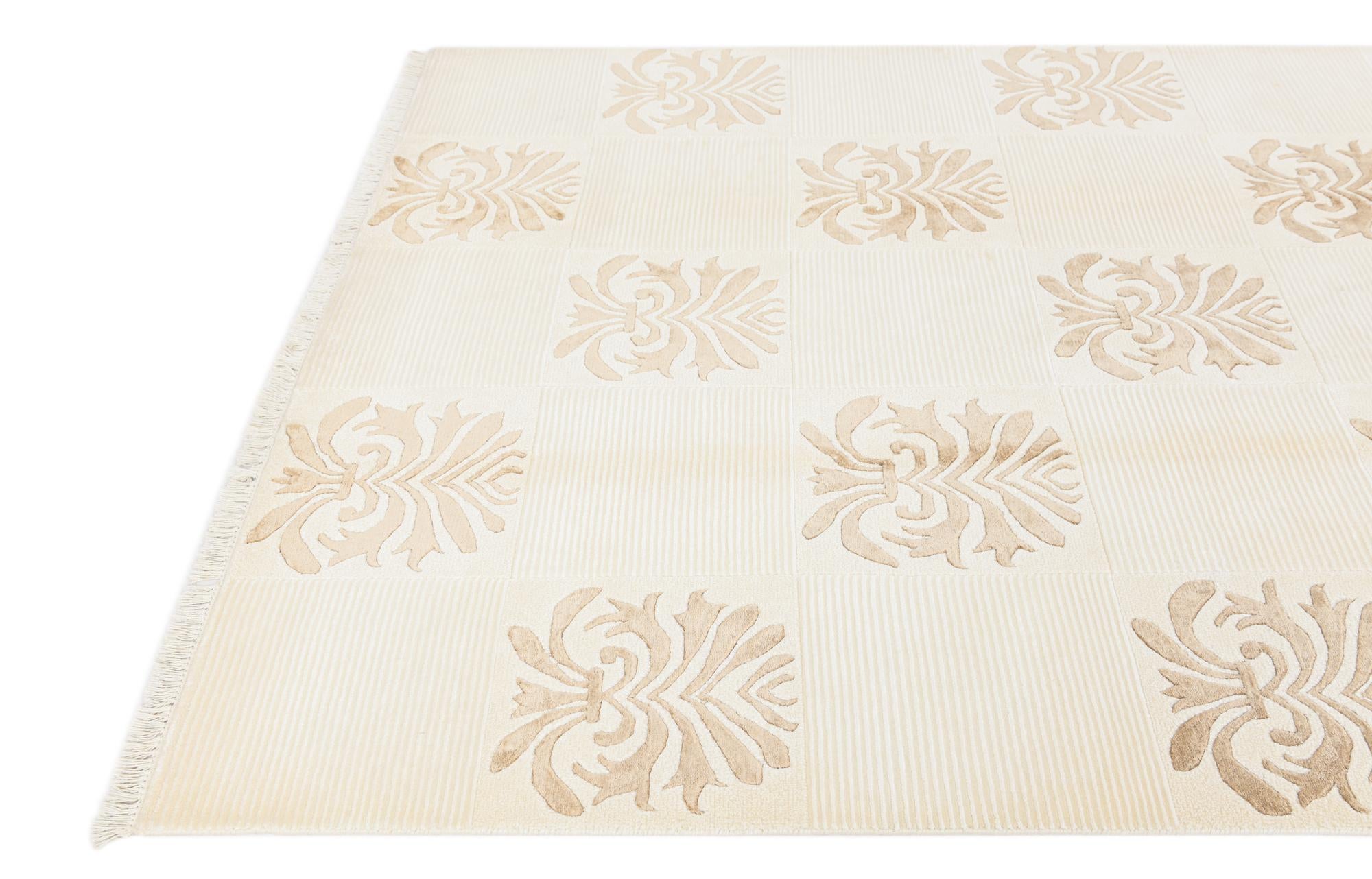 5' 7 x 8' 1 Hand Knotted Darya Wool Rug