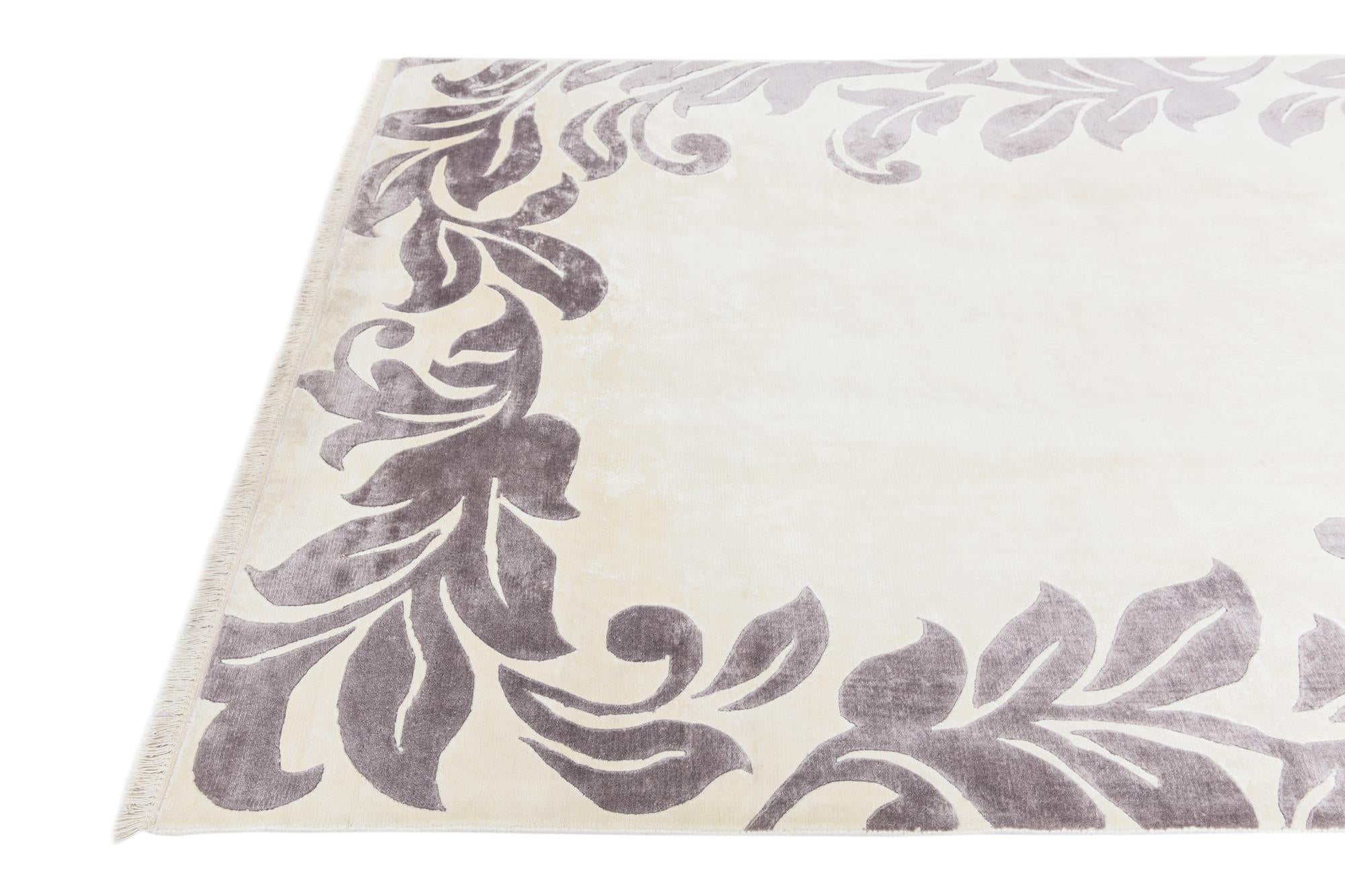 5' 9 x 8' Hand Knotted Darya Wool Rug