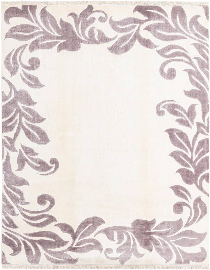 Detail image of 5' 9 x 8' Hand Knotted Darya Wool Rug