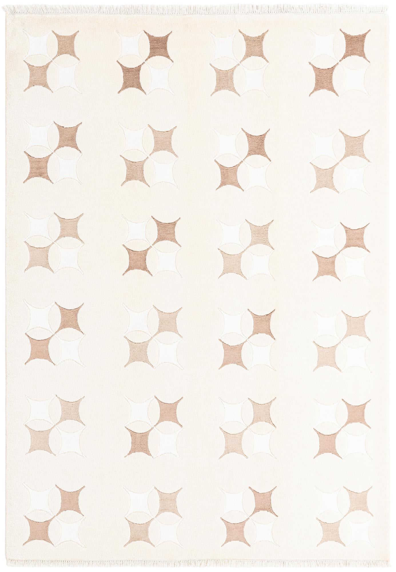 5' 6 x 7' 10 Hand Knotted Darya Wool Rug