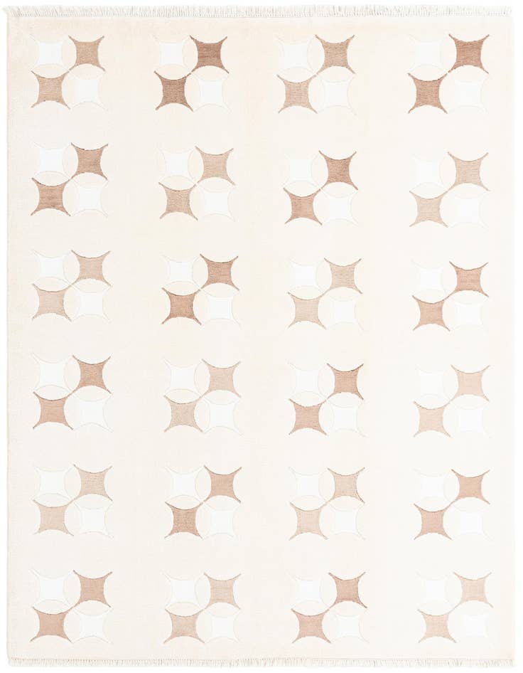 Detail image of 5' 6 x 7' 10 Hand Knotted Darya Wool Rug