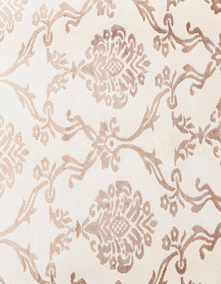 Detail image of 5' 8 x 8'  Hand Knotted Darya Wool Rug