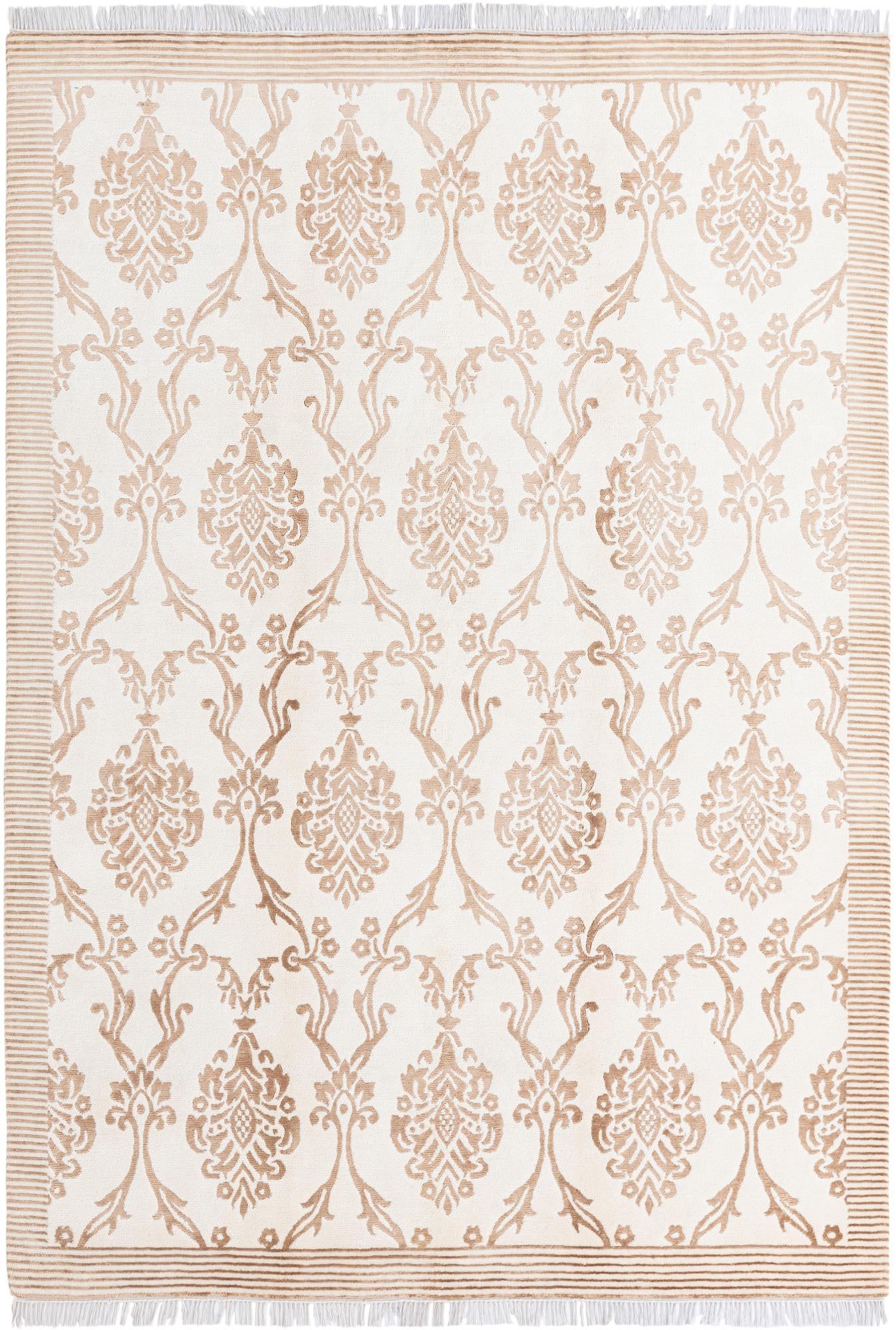 5' 8 x 8' Hand Knotted Darya Wool Rug
