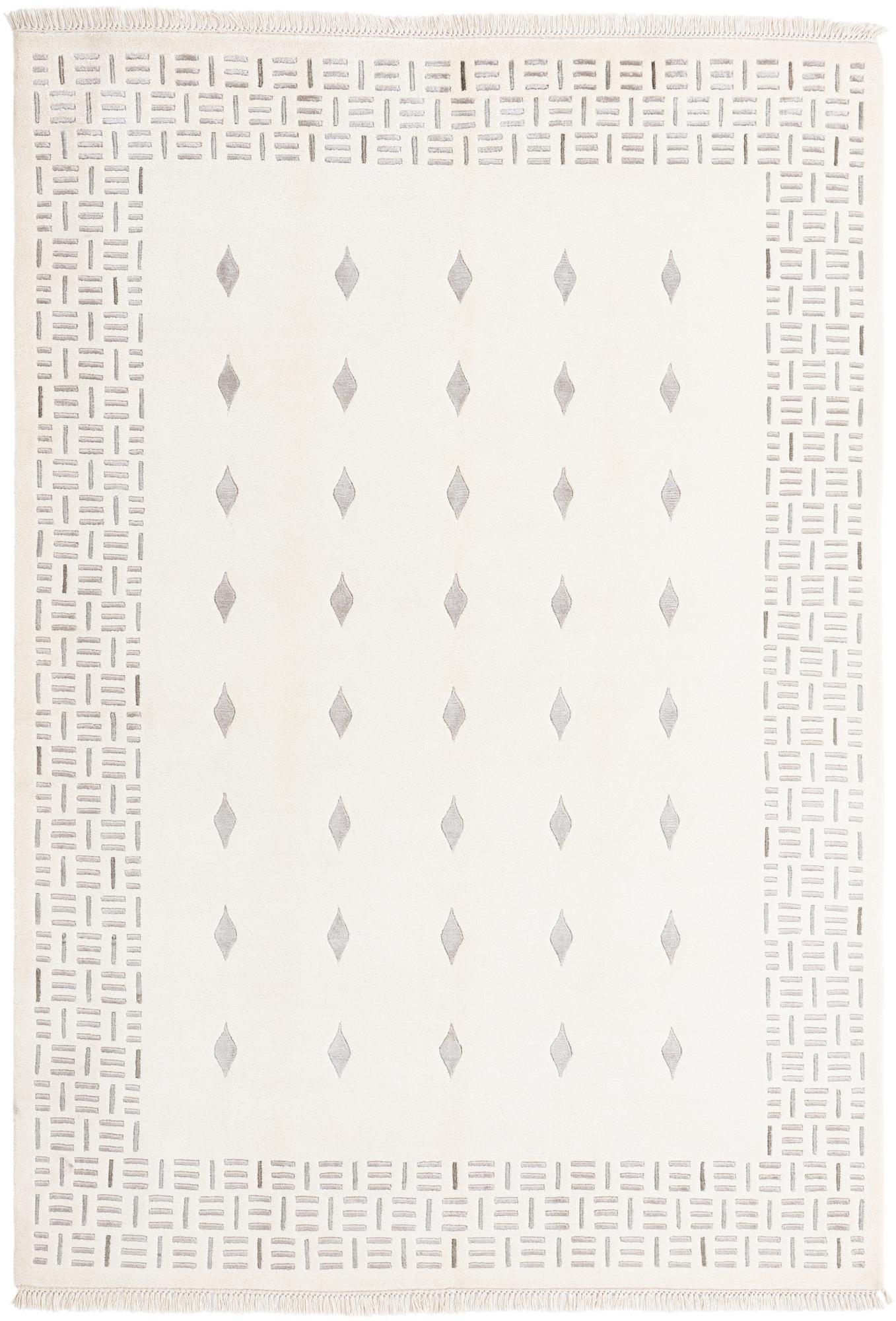 5' 7 x 8' Hand Knotted Darya Wool Rug