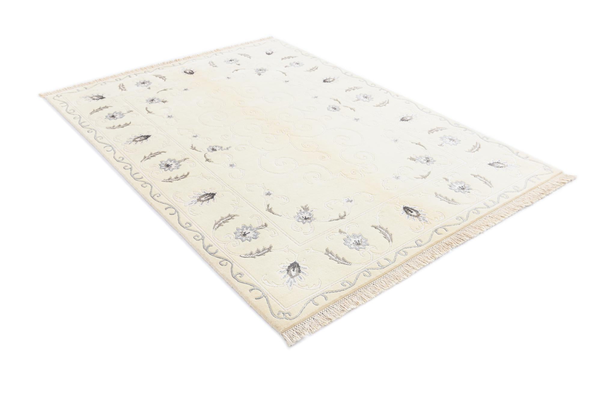 4' 9 x 6' 7 Hand Knotted Darya Rug