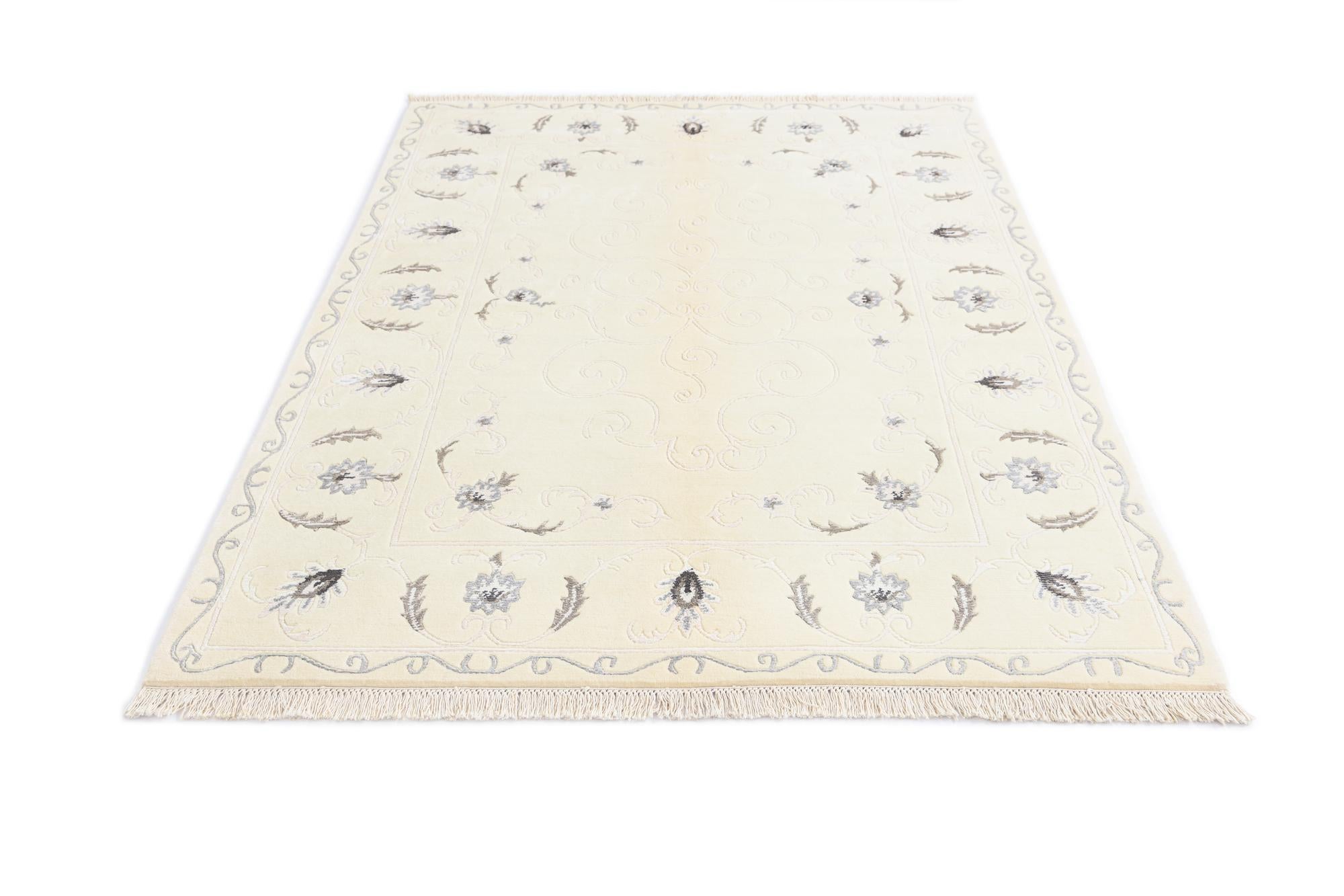 4' 9 x 6' 7 Hand Knotted Darya Rug