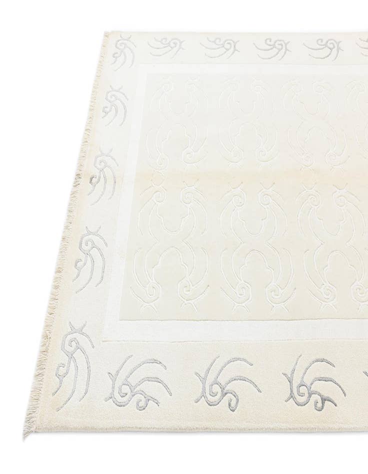 Detail image of 4' 9 x 6' 8  Hand Knotted Darya Wool Rug