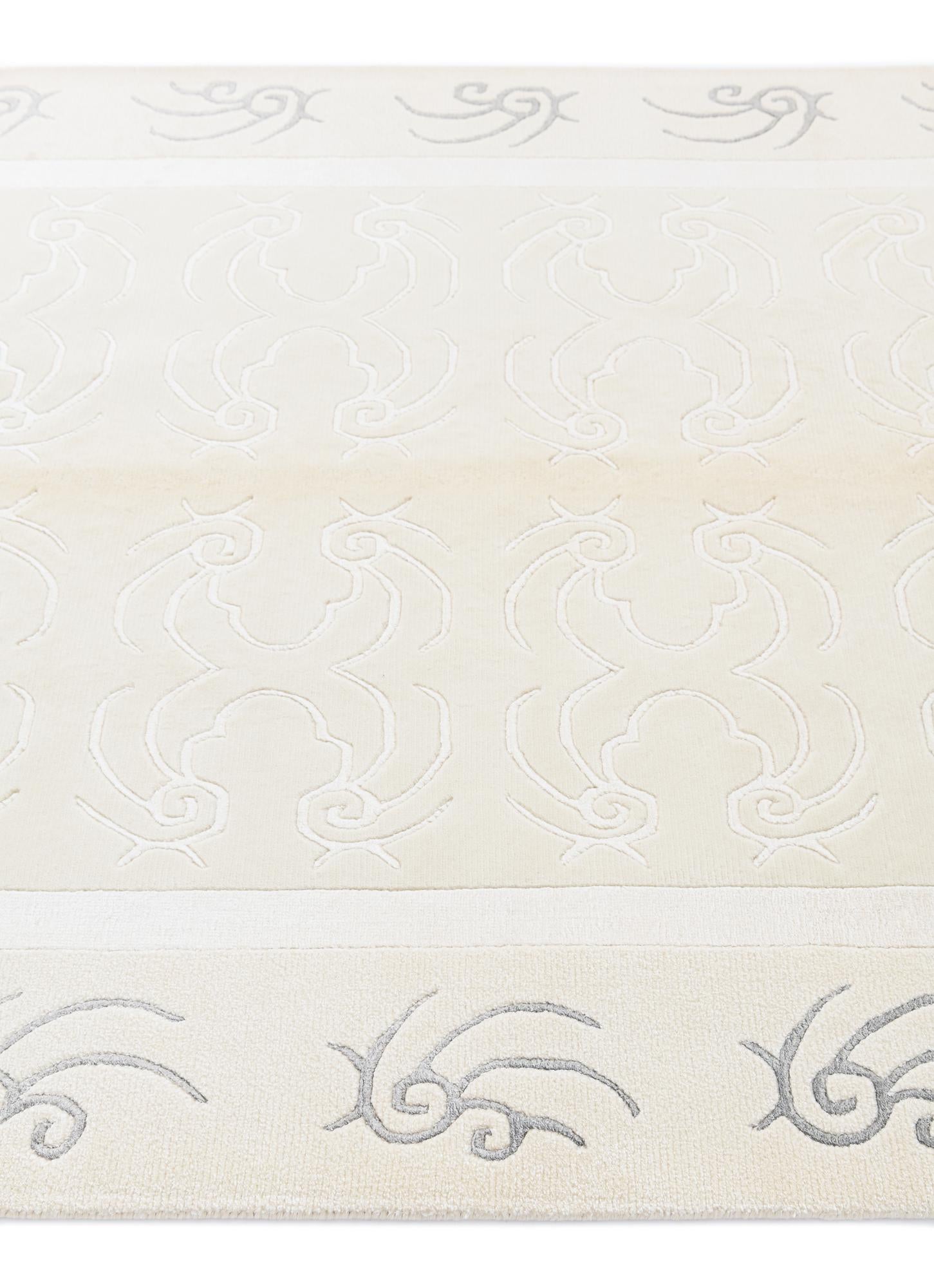 4' 9 x 6' 8 Hand Knotted Darya Wool Rug