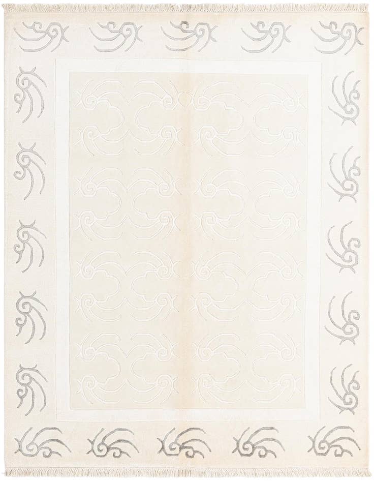 Detail image of 4' 9 x 6' 8 Hand Knotted Darya Wool Rug
