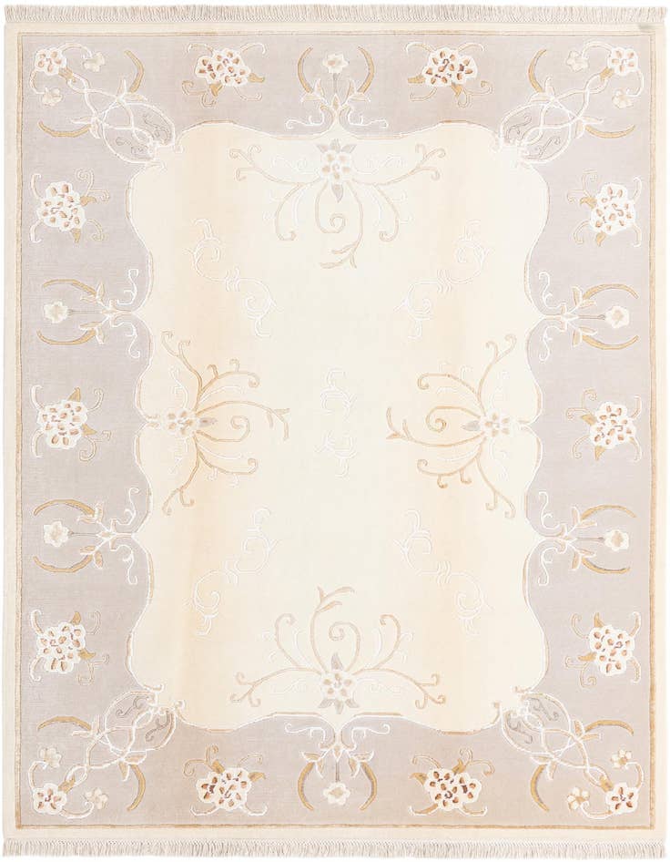 Detail image of 5' 9 x 8' 1 Hand Knotted Darya Rug