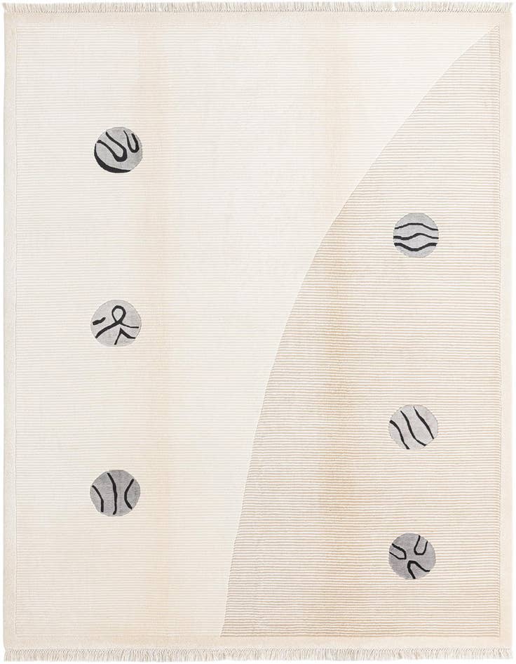 Detail image of 5' 6 x 7' 10 Hand Knotted Darya Wool Rug