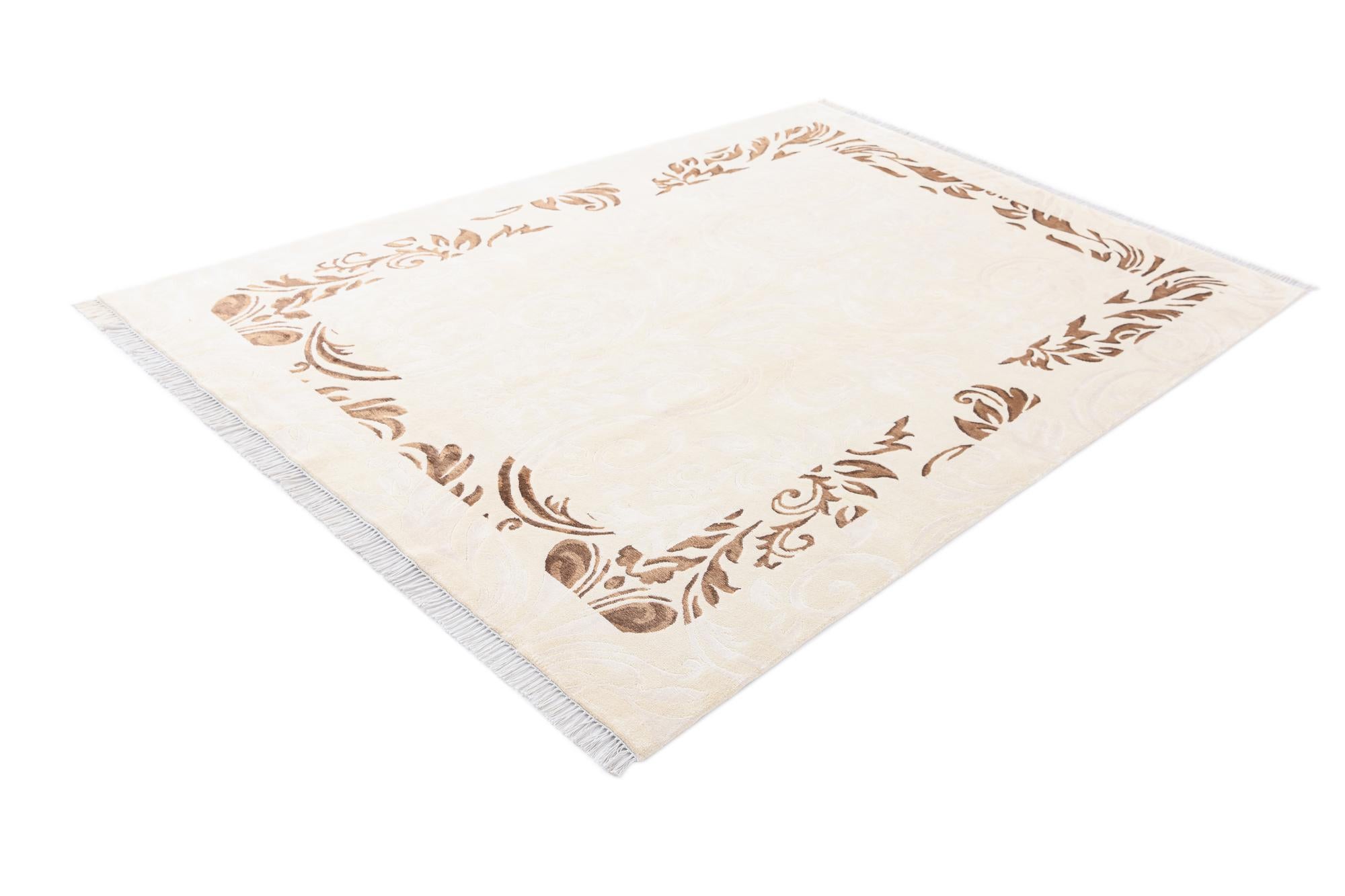 5' 8 x 8' 2 Hand Knotted Darya Wool Rug