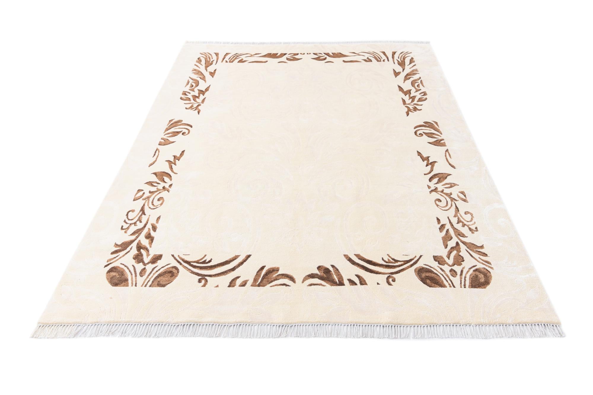 5' 8 x 8' 2 Hand Knotted Darya Wool Rug