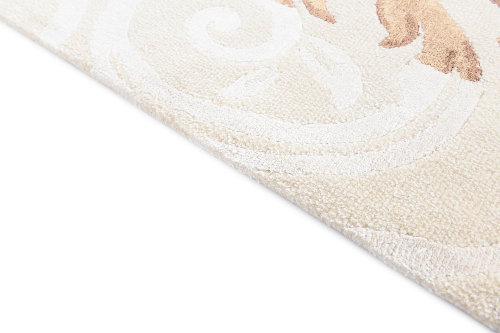 5' 8 x 8' 2 Hand Knotted Darya Wool Rug