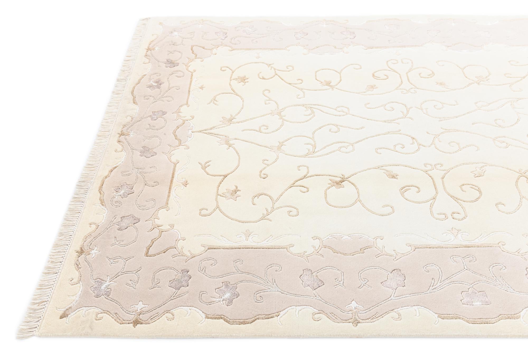 5' 7 x 7' 11 Hand Knotted Darya Rug