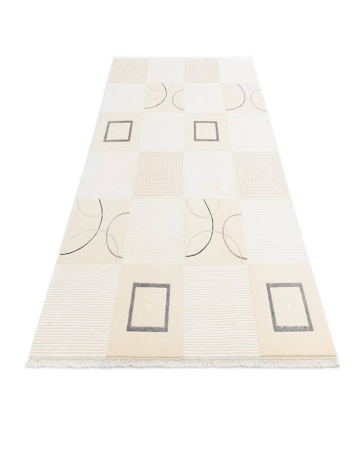 Detail image of 6' 7 x 9' 10  Hand Knotted Darya Rug