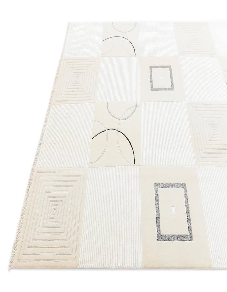 Detail image of 6' 7 x 9' 10  Hand Knotted Darya Rug