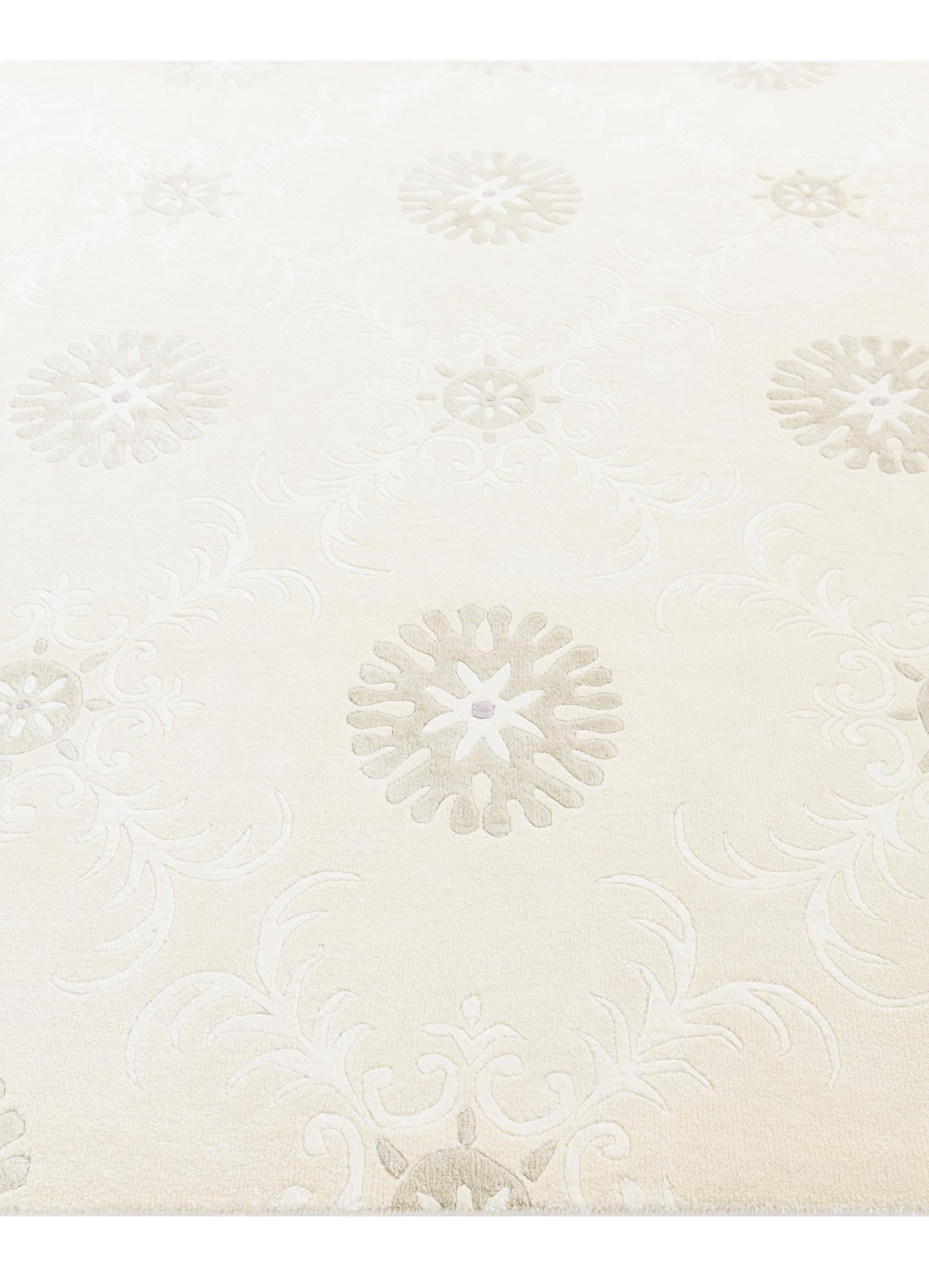 6' 11 x 9' 6 Hand Knotted Darya Wool Rug