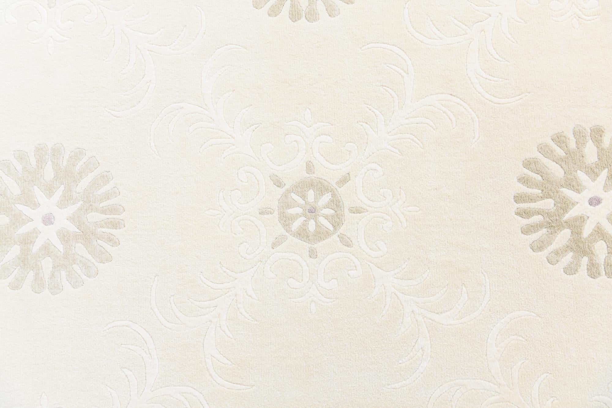 6' 11 x 9' 6 Hand Knotted Darya Wool Rug