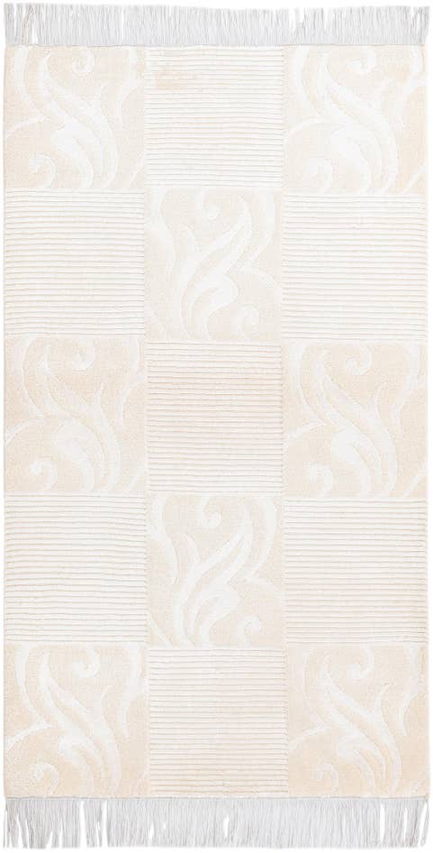 Detail image of 2' 8 x 4' 11 Hand Knotted Darya Wool Rug
