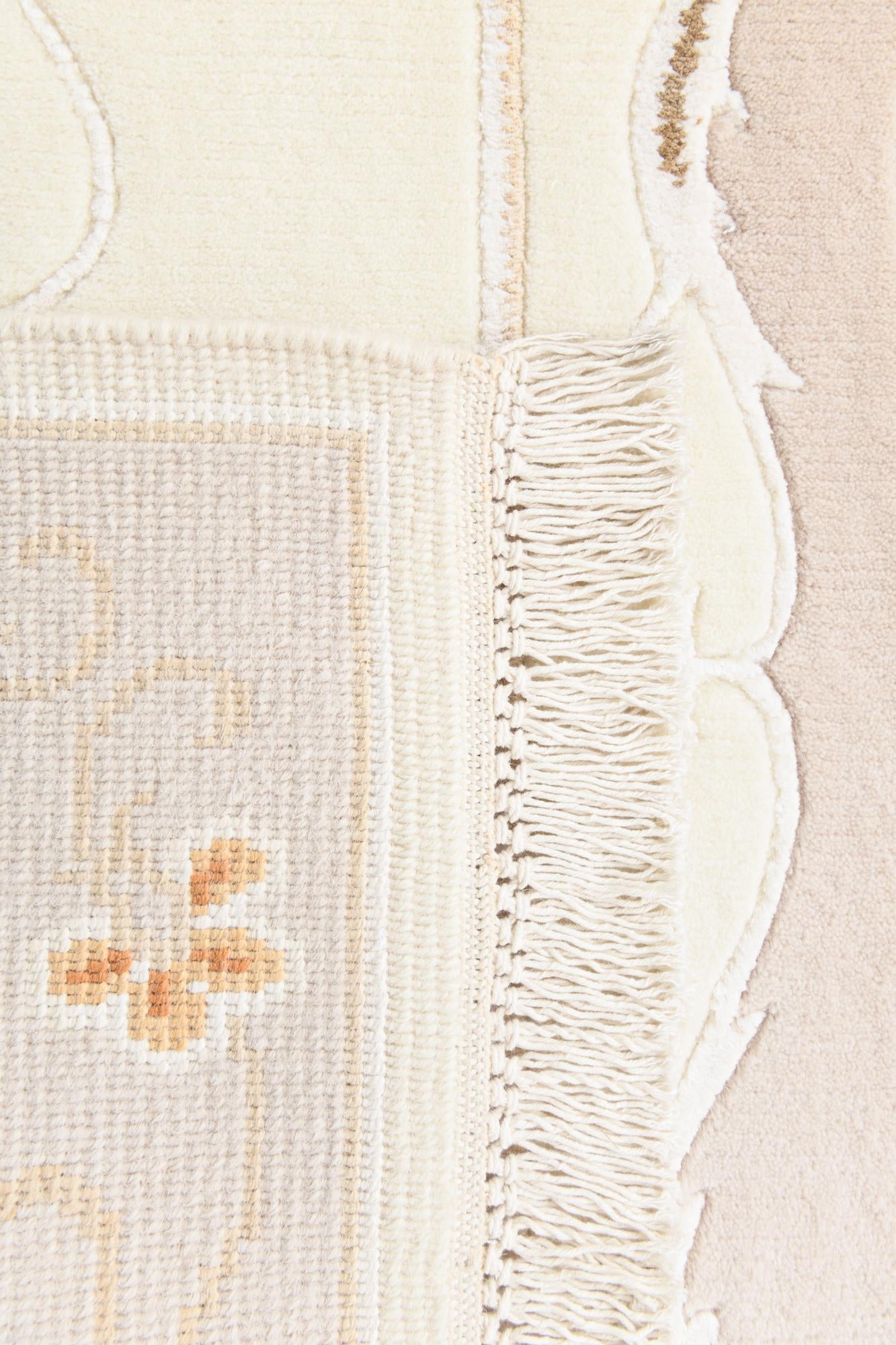 2' 9 x 4' 11 Hand Knotted Darya Wool Rug